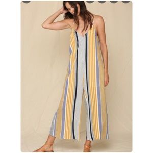 Striped Jumpsuit*